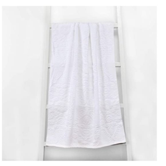 "Emma" Textured Bath Towel Set - Picture 4 of 5